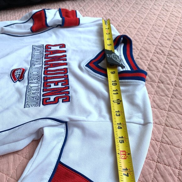 NHL - Montreal Canadiens White Long-Sleeve NHL Top - Kids Small - Picture 12 of 14